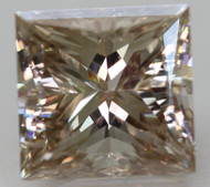 CERTIFIED 2.03 CARAT LIGHT BROWN VS1 PRINCESS NATURAL LOOSE DIAMOND 6.96X6.68MM 2VG *360 PROFESSIONAL VIDEO & IMAGES