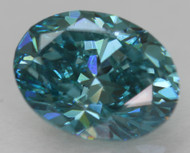 CERTIFIED 1.50 CARAT VIVID BLUE VVS2 OVAL NATURAL EARTH MINED LOOSE DIAMOND 8.32X6.2MM  *360 PROFESSIONAL IMAGES & VIDEO