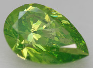 CERTIFIED 2.05 CARAT VIVID GREEN VS1 PEAR SHAPE NATURAL EARTH MINED LOOSE DIAMOND 10.67X7.07MM  *360 REAL IMAGES & VIDEO