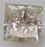 CERTIFIED 1.88 CARAT J COLOR VVS2 PRINCESS NATURAL EARTH MINED LOOSE DIAMOND FOR RING 7.21X7.05MM  * REAL IMAGES & VIDEO