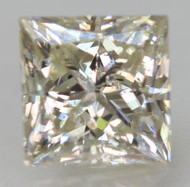 CERTIFIED 0.84 CARAT I COLOR VS2 PRINCESS NATURAL EARTH MINED LOOSE DIAMOND FOR RING 5.02X4.97MM * REAL IMAGES & VIDEO