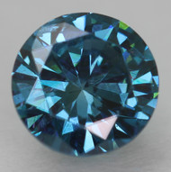 CERTIFIED 0.54 CARAT VIVID BLUE VVS2 ROUND BRILLIANT NATURAL EARTH MINED LOOSE DIAMOND 5.22MM  *360 REAL IMAGES & VIDEO