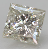 CERTIFIED 1.13 CARAT H COLOR SI1 PRINCESS NATURAL EARTH MINED LOOSE DIAMOND FOR RING 5.9X5.81MM * REAL IMAGES & VIDEO