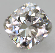CERTIFIED 1.27 CARAT D COLOR VS2 CUSHION SHAPE NATURAL EARTH MINED LOOSE DIAMOND FOR RING 6.6X6.29MM  *REAL PICS & VIDEO