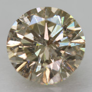 Certified 0.78 Carat Natural Fancy Brown VS2 Round Brilliant Natural EARTH MINED Loose Diamond 5.87mm *360 PICS & VIDEO