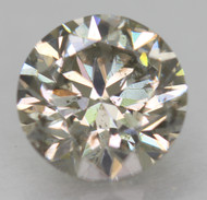 Certified 0.64 Carat Natural Fancy Brownish Gray VS2 Round Brilliant Natural EARTH MINED Diamond 5.43mm  * PICS & VIDEO