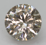 Certified 2.09 Carat Natural Fancy Brown SI2 Round Brilliant Natural EARTH MINED Loose Diamond 8.29mm  *360 PICS & VIDEO