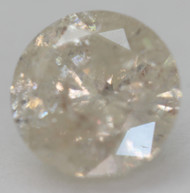 1.72 CARAT J COLOR ROUND BRILLIANT NATURAL EARTH MINED LOOSE DIAMOND FOR JEWELRY 7.55MM *360 REAL VIDEO & PICTURES