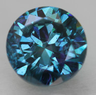 CERTIFIED 0.66 CARAT VIVID BLUE VS1 ROUND BRILLIANT NATURAL EARTH MINED LOOSE DIAMOND 5.35MM  *360 REAL IMAGES & VIDEO
