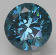 CERTIFIED 0.93 CARAT VIVID BLUE VS2 ROUND BRILLIANT NATURAL EARTH MINED LOOSE DIAMOND 6.03MM  *360 REAL IMAGES & VIDEO