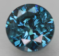 CERTIFIED 0.63 CARAT VIVID BLUE VS2 ROUND BRILLIANT NATURAL EARTH MINED LOOSE DIAMOND 5.21MM  *360 REAL IMAGES & VIDEO
