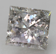 0.70 Carat Fancy Silver Princess Natural EARTH MINED Loose Diamond For Ring 5.08X4.92mm *360 REAL VIDEO & PICTURES