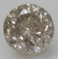 0.90 Carat Fancy Brown Round Brilliant Natural EARTH MINED Loose Diamond For Ring 5.91mm *360 REAL VIDEO & PICTURES