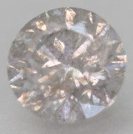 0.52 Carat Light Gray Round Brilliant Natural EARTH MINED Loose Diamond For Ring 5.02mm *360 REAL VIDEO & PICTURES