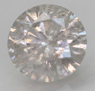 0.51 Carat Light Gray Round Brilliant Natural EARTH MINED Loose Diamond For Ring 5.19mm *360 REAL VIDEO & PICTURES