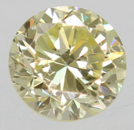 0.03 Carat Light Yellow Round Brilliant Natural EARTH MINED Loose Diamond For Ring 1.88mm