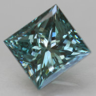 CERTIFIED 0.62 CARAT VIVID BLUE VVS1 PRINCESS NATURAL EARTH MINED LOOSE DIAMOND 4.7X4.53MM  *360 REAL IMAGES & VIDEO