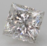 CERTIFIED 0.76 CARAT E COLOR SI2 PRINCESS NATURAL EARTH MINED LOOSE DIAMOND FOR RING 4.98X4.91MM *360 IMAGES & VIDEO