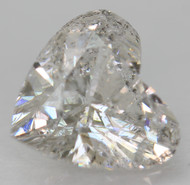 CERTIFIED 0.60 CARAT F COLOR SI2 HEART NATURAL EARTH MINED LOOSE DIAMOND FOR RING 6.1X5.66MM  *360 REAL IMAGES & VIDEO