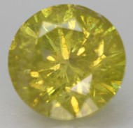 CERTIFIED 0.98 CARAT CANARY YELLOW SI2 ROUND BRILLIANT NATURAL EARTH MINED LOOSE DIAMOND 6.11MM  *360 IMAGES & VIDEO
