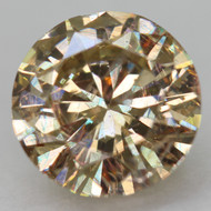 CERTIFIED 1.03 CARAT YELLOW BROWN VS2 ROUND BRILLIANT NATURAL EARTH MINED LOOSE DIAMOND 6.69MM *360 REAL IMAGES & VIDEO