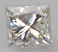 0.73 CARAT F COLOR SI2 PRINCESS NATURAL EARTH MINED LOOSE DIAMOND FOR JEWELRY 4.69X4.47MM *360 REAL IMAGES & VIDEO