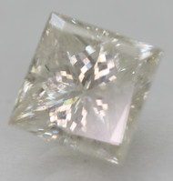0.99 CARAT I COLOR PRINCESS NATURAL EARTH MINED LOOSE DIAMOND FOR JEWELRY 5.28X5.21MM *360 PROFESSIONAL IMAGES & VIDEO