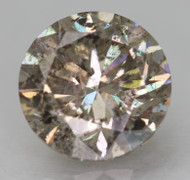 1.02 CARAT FANCY BROWN ROUND BRILLIANT NATURAL EARTH MINED LOOSE DIAMOND FOR RING 6.25MM *360 REAL IMAGES & VIDEO