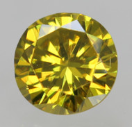 0.09 Carat Fancy Vivid Yellow VS2 Round Brilliant Natural EARTH MINED Loose Diamond 2.84mm *REAL IS RARE, REAL A DIAMOND