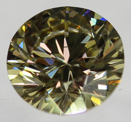 0.05 Carat Fancy Intense Brownish Yellow SI1 Round Brilliant Natural EARTH MINED Loose Diamond 2.4mm *REAL IS A DIAMOND