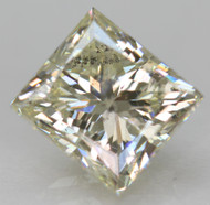 CERTIFIED 1.63 CARAT K COLOR SI1 PRINCESS NATURAL EARTH MINED LOOSE DIAMOND FOR RING 6.35X5.87MM  *360 IMAGES & VIDEO