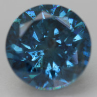 CERTIFIED 1.51 CARAT VIVID BLUE SI1 ROUND BRILLIANT NATURAL EARTH MINED LOOSE DIAMOND 7.02MM  *360 REAL VIDEO & IMAGES