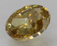 0.29 Carat Fancy Intense Yellowish Orange SI1 Oval Natural EARTH MINED Loose Diamond 4.42X3.17mm *360 VIDEO & PICTURES