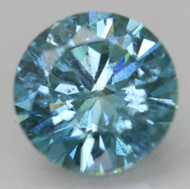 CERTIFIED 1.59 CARAT SKY BLUE VS2 ROUND BRILLIANT NATURAL EARTH MINED LOOSE DIAMOND 7.45MM  *360 REAL IMAGES & VIDEO