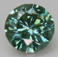 CERTIFIED 1.57 CARAT GREENISH BLUE VS1 ROUND BRILLIANT NATURAL EARTH MINED LOOSE DIAMOND 7.54MM  *360 REAL PICS & VIDEO