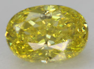 CERTIFIED 1.52 CARAT CANARY YELLOW VS1 OVAL NATURAL EARTH MINED LOOSE DIAMOND 8.15X5.79MM *360 REAL IMAGES & VIDEO