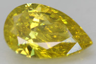 CERTIFIED 1.53 CARAT CANARY YELLOW VS1 PEAR SHAPE NATURAL EARTH MINED LOOSE DIAMOND 10.16X6.44MM  *360 REAL PICS & VIDEO
