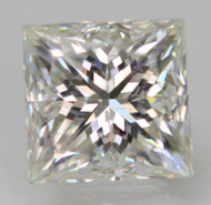 CERTIFIED 1.48 CARAT F COLOR VVS2 PRINCESS NATURAL EARTH MINED LOOSE DIAMOND FOR RING 6.02X5.87MM  * REAL PICS & VIDEO