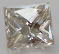 CERTIFIED 0.59 CARAT H COLOR VVS2 PRINCESS NATURAL EARTH MINED LOOSE DIAMOND FOR RING 4.84X4.57MM  * REAL PICS & VIDEO
