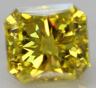 CERTIFIED 1.05 CARAT CANARY YELLOW VVS2 RADIANT NATURAL EARTH MINED LOOSE DIAMOND 6.16X5.62MM  *360 REAL IMAGES & VIDEO