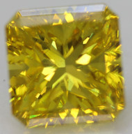 CERTIFIED 1.93 CARAT CANARY YELLOW VVS2 RADIANT NATURAL EARTH MINED LOOSE DIAMOND 7.29X7.11MM  *360 REAL IMAGES & VIDEO