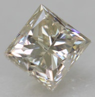 CERTIFIED 0.58 CARAT J COLOR VVS2 PRINCESS NATURAL EARTH MINED LOOSE DIAMOND FOR RING 4.43X4.17MM  * REAL PICS & VIDEO