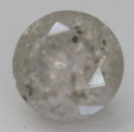 1.35 Carat Light Gray Round Brilliant Natural EARTH MINED Loose Diamond For Ring 6.73mm *360 PROFESSIONAL IMAGES & VIDEO