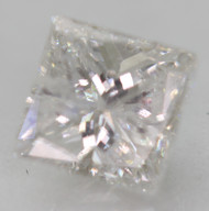 0.77 CARAT E COLOR SI2 PRINCESS NATURAL EARTH MINED LOOSE DIAMOND FOR JEWELRY 5.21X5.16MM *360 REAL IMAGES & VIDEO