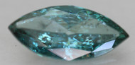 0.73 CARAT VIVID BLUE SI2 MARQUISE NATURAL EARTH MINED LOOSE DIAMOND 10.32X4.99MM *360 PROFESSIONAL IMAGES & VIDEO