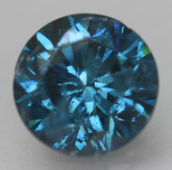 0.82 CARAT VIVID BLUE SI2 ROUND BRILLIANT NATURAL EARTH MINED LOOSE DIAMOND 5.8MM *360 PROFESSIONAL IMAGES & VIDEO