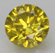 0.70 CARAT CANARY YELLOW SI2 ROUND BRILLIANT NATURAL EARTH MINED LOOSE DIAMOND 5.55MM *360 PROFESSIONAL IMAGES & VIDEO