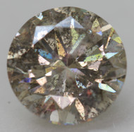 CERTIFIED 1.70 CARAT FANCY BROWN SI1 ROUND BRILLIANT NATURAL EARTH MINED LOOSE DIAMOND 7.39MM *360 REAL IMAGES & VIDEO
