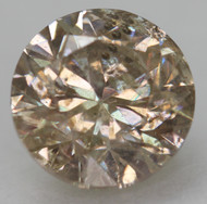 CERTIFIED 1.00 CARAT YELLOWISH BROWN SI1 ROUND BRILLIANT NATURAL EARTH MINED LOOSE DIAMOND 6.1MM  *360 REAL PICS & VIDEO