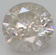 CERTIFIED 2.19 CARAT H COLOR ROUND BRILLIANT NATURAL EARTH MINED LOOSE DIAMOND FOR JEWELRY 8.17MM  * REAL PICS & VIDEO